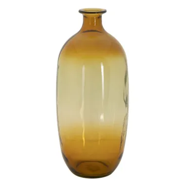 Wazon Botella Napoles Szkło Recyklingowane Pomarańczowy 16x38 cm (WYPRODUKOWANO W HISZPANII)